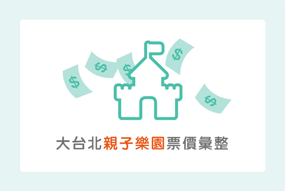 大台北親子樂園票價彙整，爸媽偷閒之餘記得也要比價喔～