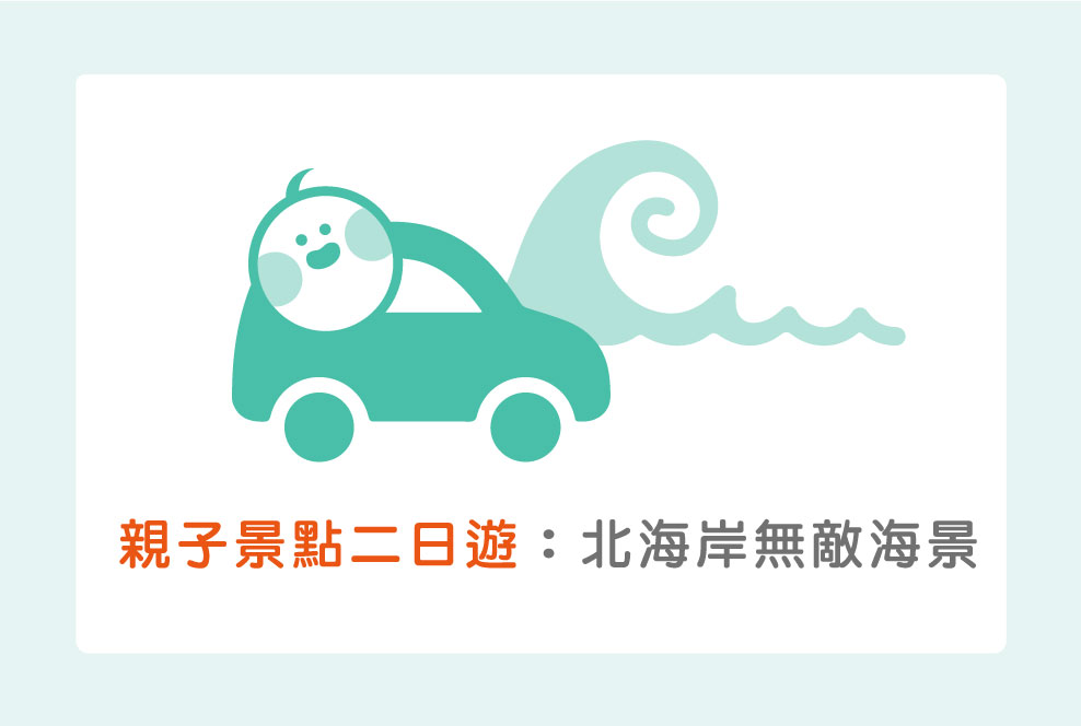 北台灣【親子景點二日遊】行程建議（一）：北海岸無敵海景親子行